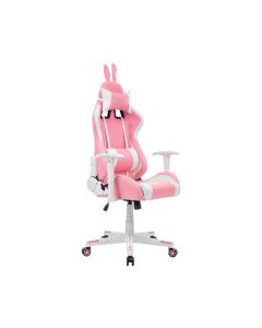 Rosa Gamingstol med ører - Lollipop